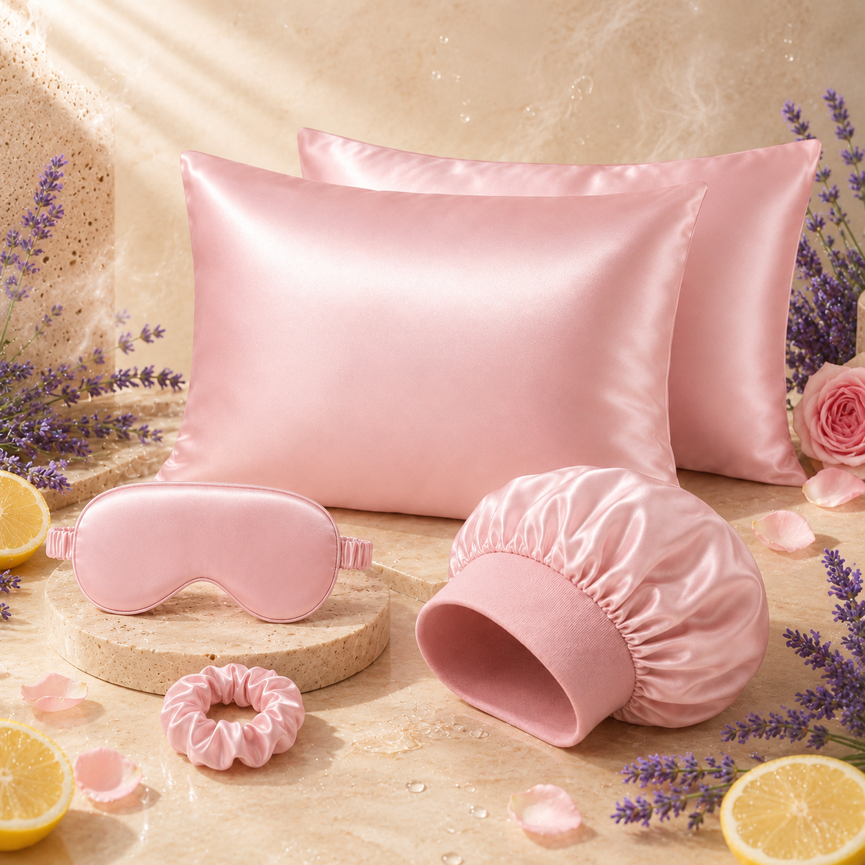 Set de sueno satinado