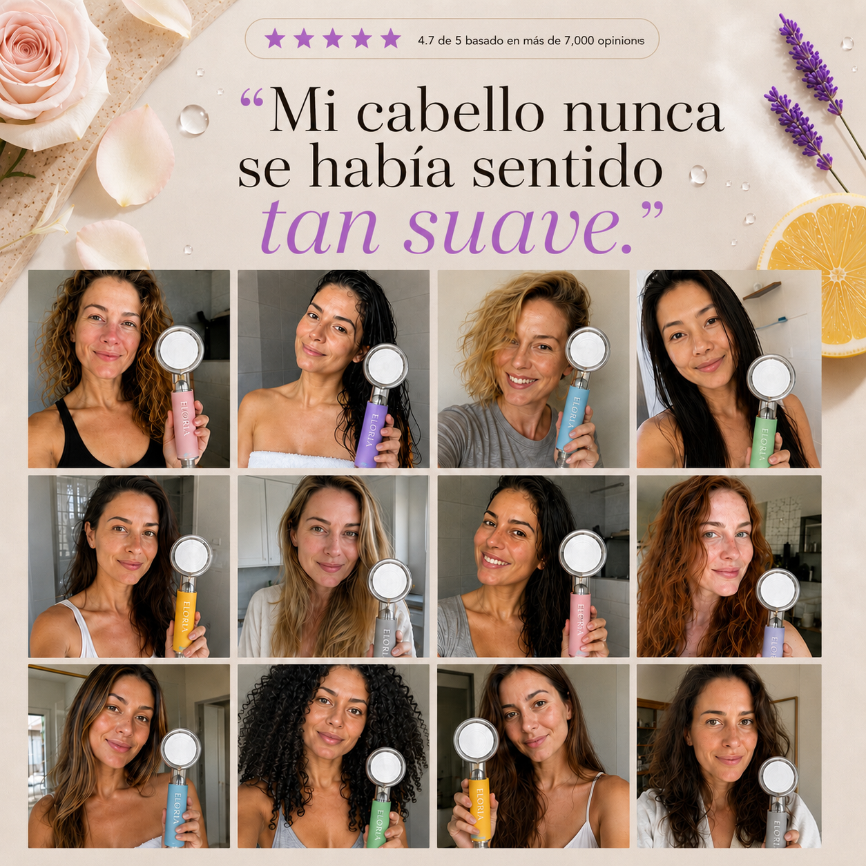 Filtro de Ducha Purificante con Vitamina C